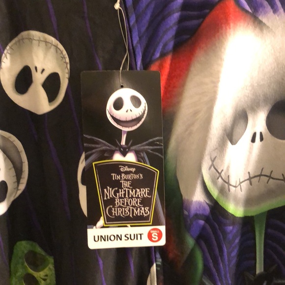 Nightmare before Christmas union suit - Picture 7 of 9
